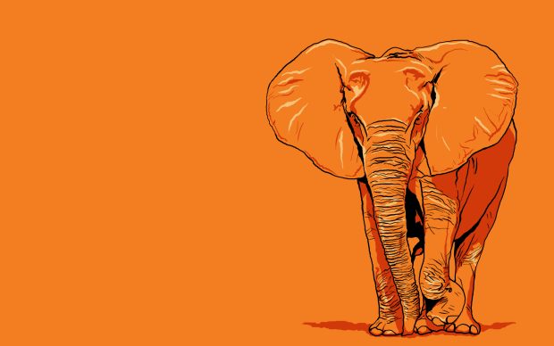 Elephant art wallpaper background hd.