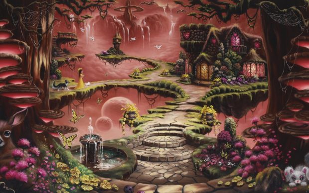 Fantasy Land Art Wallpaper For PC.