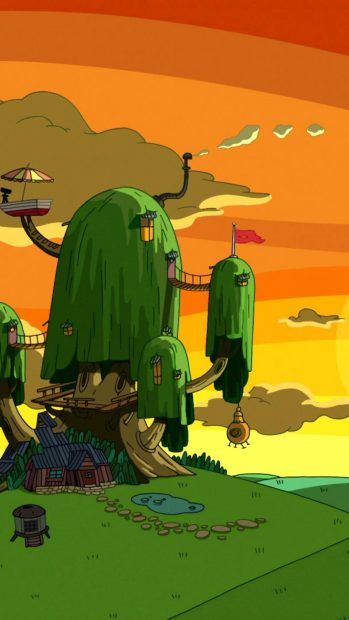 Free Download Adventure Time Iphone Background.