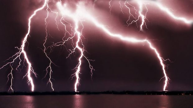 Free Download Lightning Storm Background.