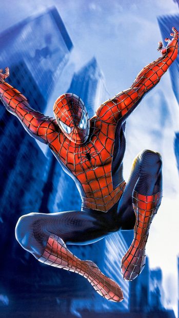 Free Download Spiderman Background for Iphone.