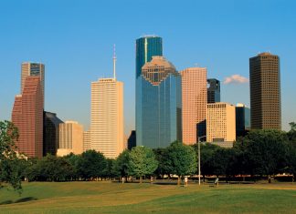 Free Houston Skyline Wallpaper Download.