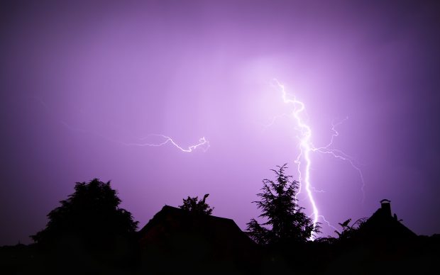 Free Lightning Storm HD Background Download.