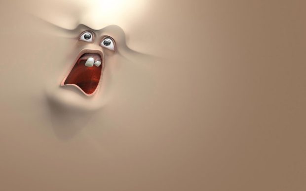 Funny Face Cartoon 3D Animated Wallpaper.