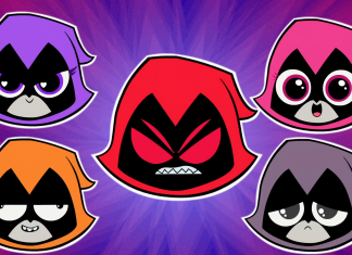 Funny Raven Teen Titans Background.