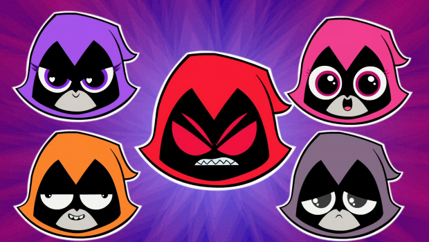 Funny Raven Teen Titans Background.