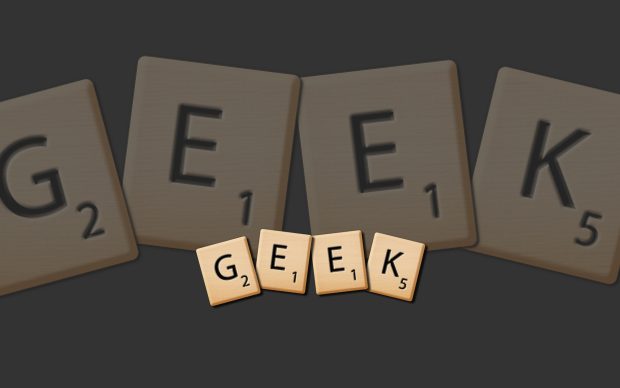 Geek Text Background.