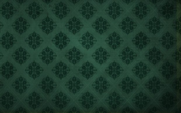 Green Damask Background.