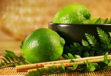 Green Fresh Lime Food Photography Wallpaper Widescreen.