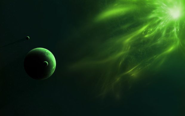 Green Planet HD Wallpaper.