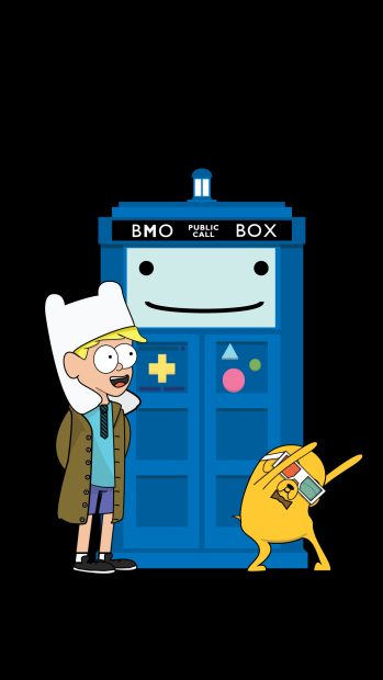 HD Adventure Time Iphone Background.