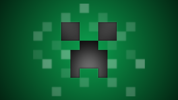 HD Free Minecraft Creeper Iphone Background.