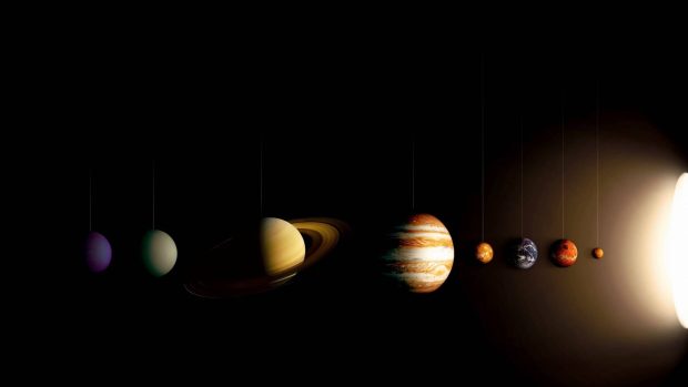 HD Solar System Background.