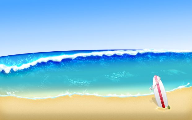 HD Surf Beach Image.