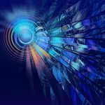 HD blue abstract background.