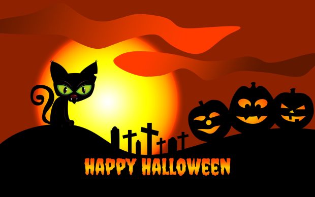 Hello Kitty Halloween Wallpaper 2560x1600.