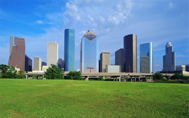 Houston Skyline Desktop Wallpaper.