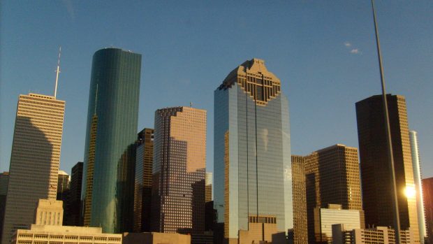 Houston Skyline Image 2560x1440.