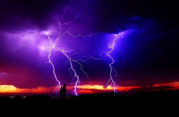 Impressive Lightning Storms for your Desktop Wallpaper.