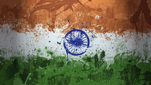 Indian Flag Wallpaper Background.