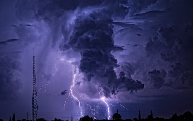 Lightning Storm Backgrounds Free.