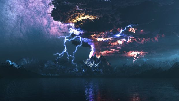 Lightning Storm HD Image.