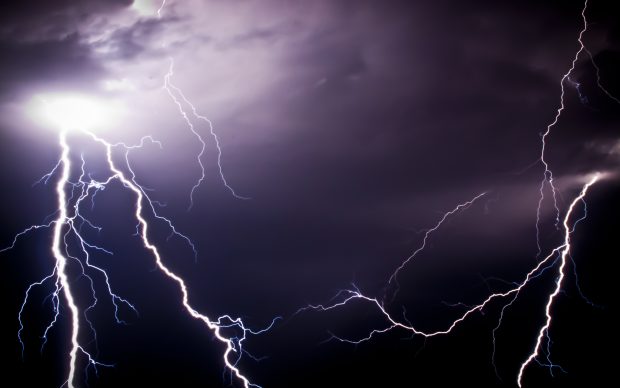 Lightning Storm HD Wallpaper.