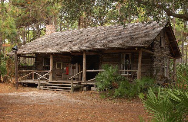 Log Cabin Nature Images.