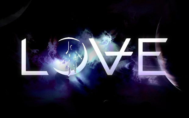 Love desktop background wallpaper hd in black image 1920x1200p.