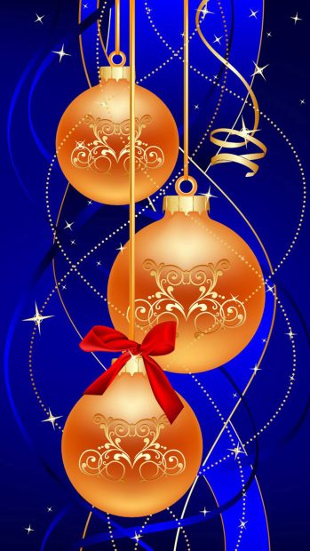 Merry Christmas Ball iphone 6 wallpaper Pictures.