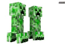 Minecraft Creeper Iphone Image.