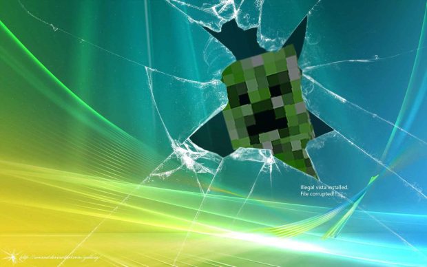 Minecraft Creeper Iphone Wallpaper HD Free.