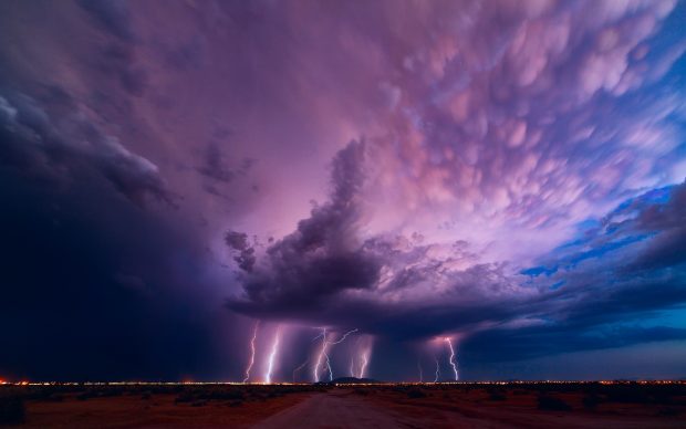 Narly Lightning Storms Image.