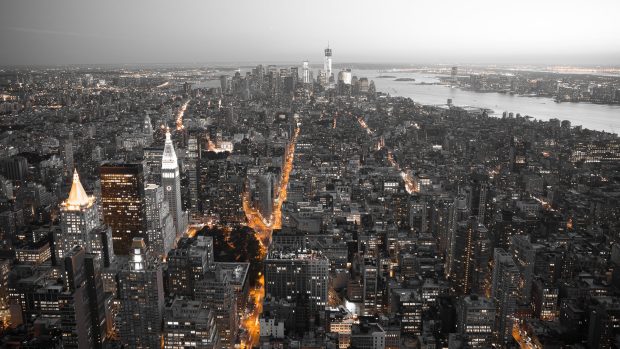 New York Skyscrapers 1080p Background HD.
