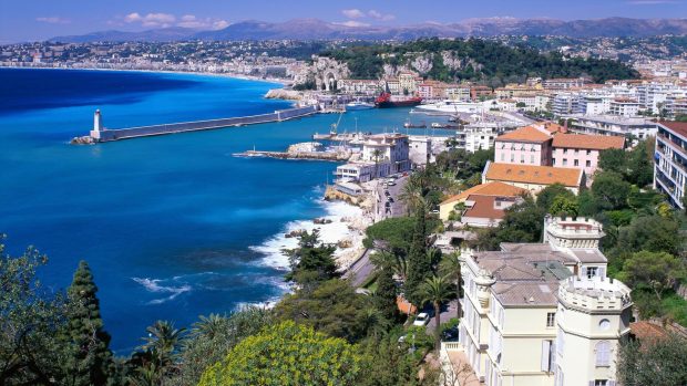 Nice france travel wallpaper coastal images.