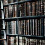 Old Library Background.