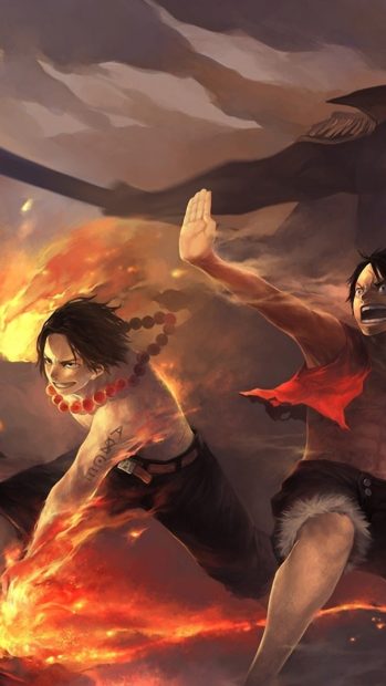 One Piece Art Iphone Image.
