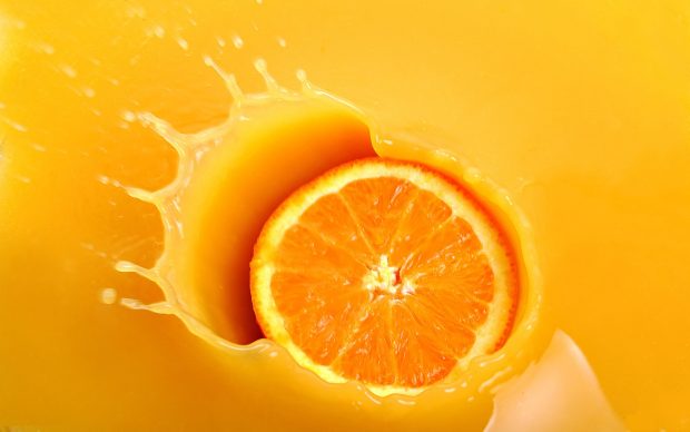 Orange Colored Fruit Background.