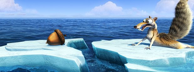 Panoramic Ice Age Image.