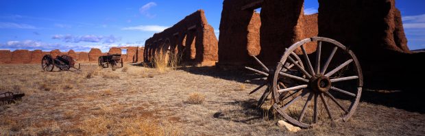 Panoramic Western Background.