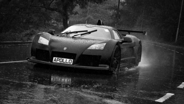 Rain Car 1080p Background.
