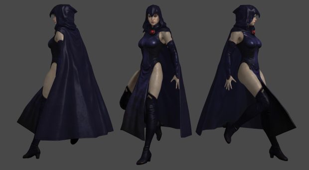 Raven Teen Titans Wallpaper Custom Model by joeshouseofart.