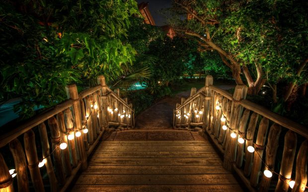Romantic Lights Wallpaper.