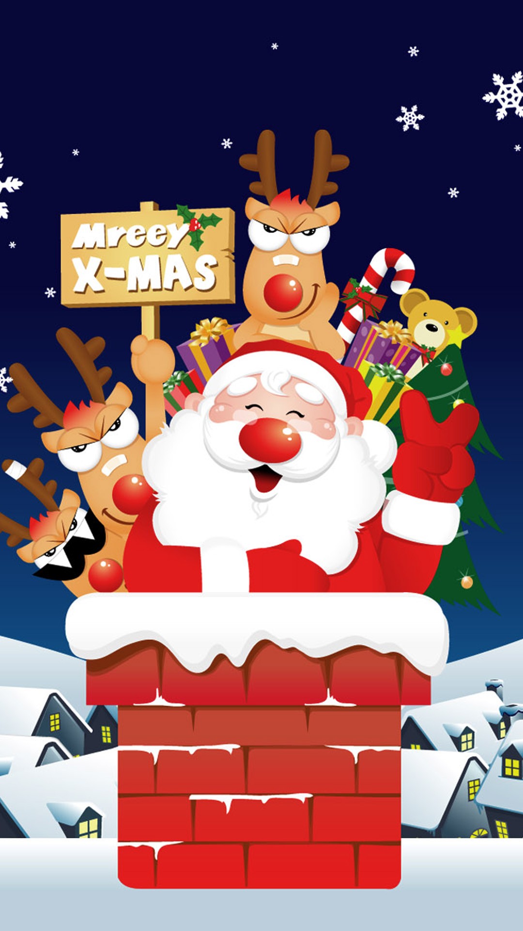 Christmas iPhone Wallpaper  PixelsTalkNet
