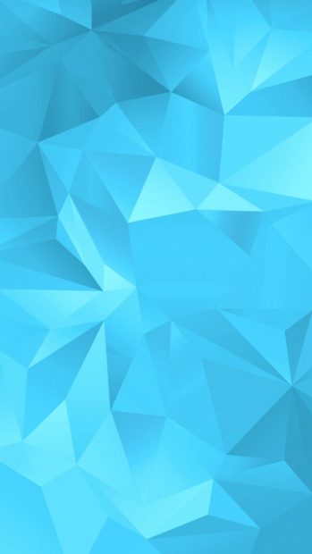 Simple Blue Fold Polygon Pattern images iphone.