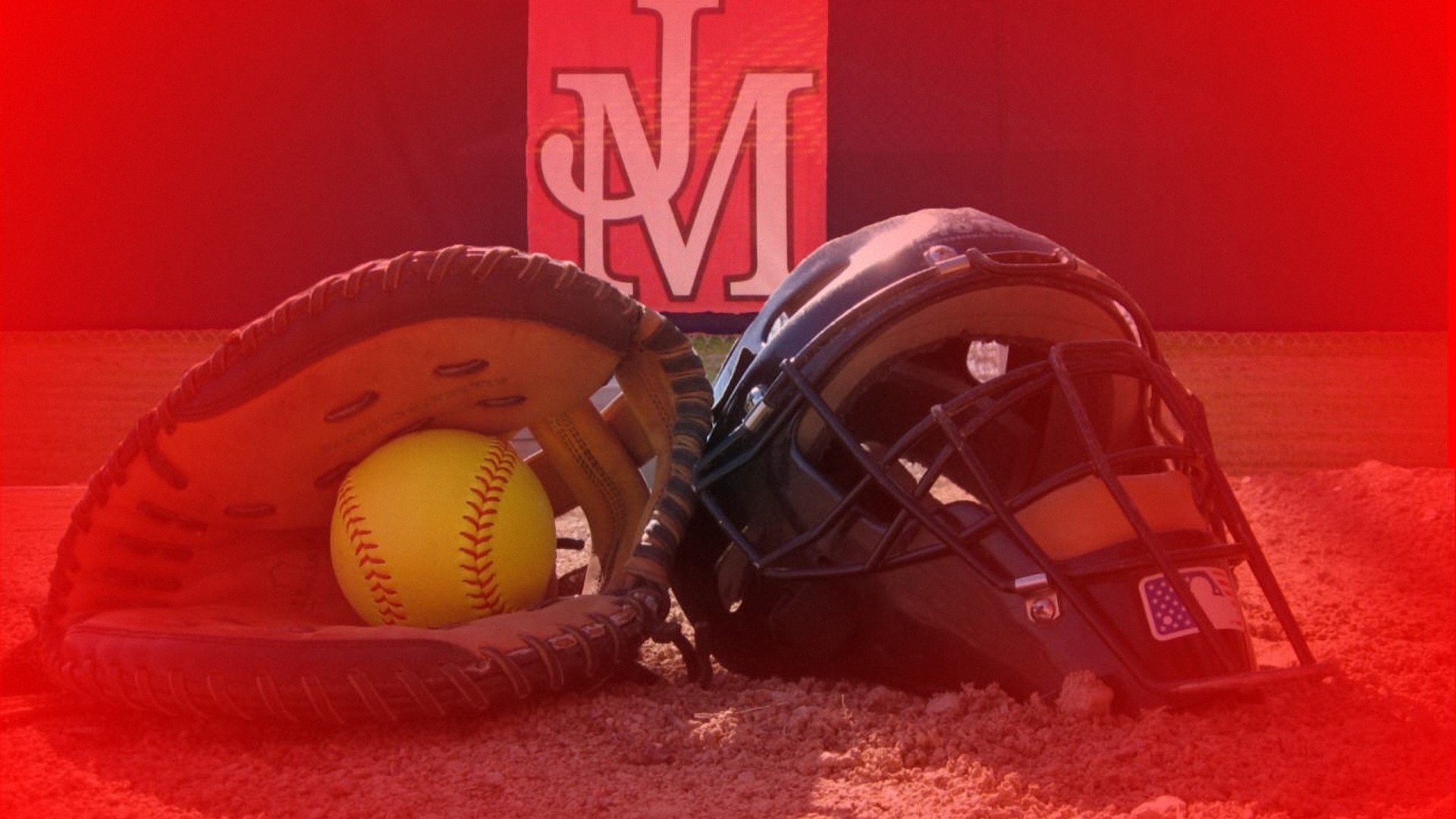 Softball Background Full HD. 