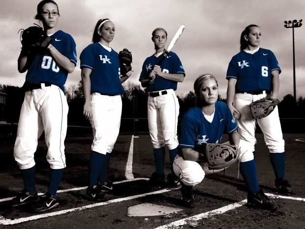 Softball Team Background.