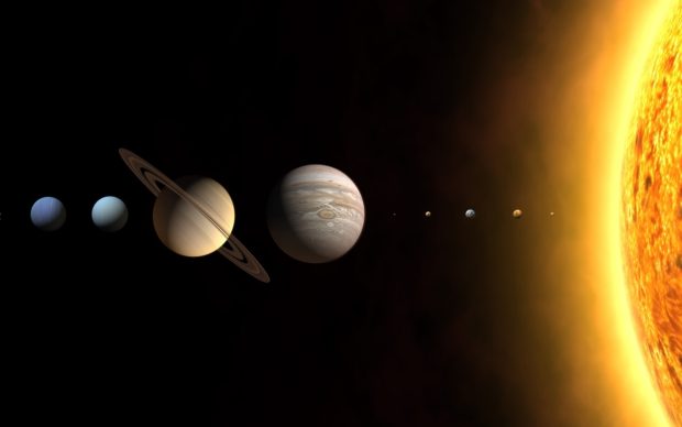 Solar System Background HD.