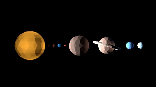 Solar System HD Image.