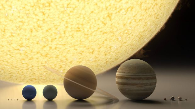Solar System HD Unbelievable Background.